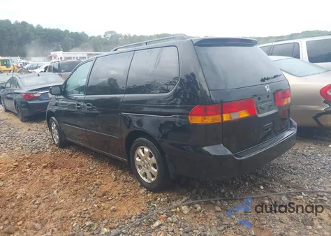 2004 Honda Odyssey Ex-L из США, поврежденный, VIN 5FNRL18924B004968